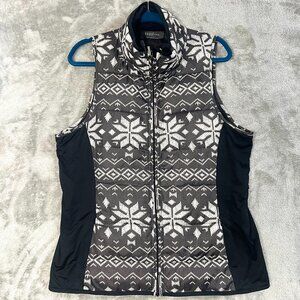 Heirloom Nordic Fair Isle Quilted Vest – Women’s Large